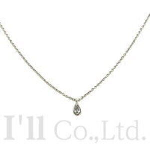 Tiffany & Co By the Yard pear shaped necklace single diamond carats jewelry
